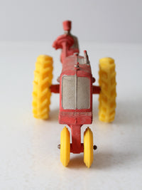 vintage 1950's Auburn Rubber Allis - Chalmers toy tractor