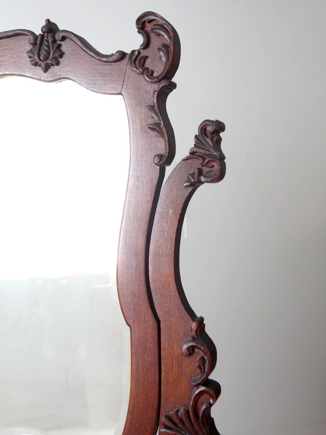 antique Victorian dresser with mirror