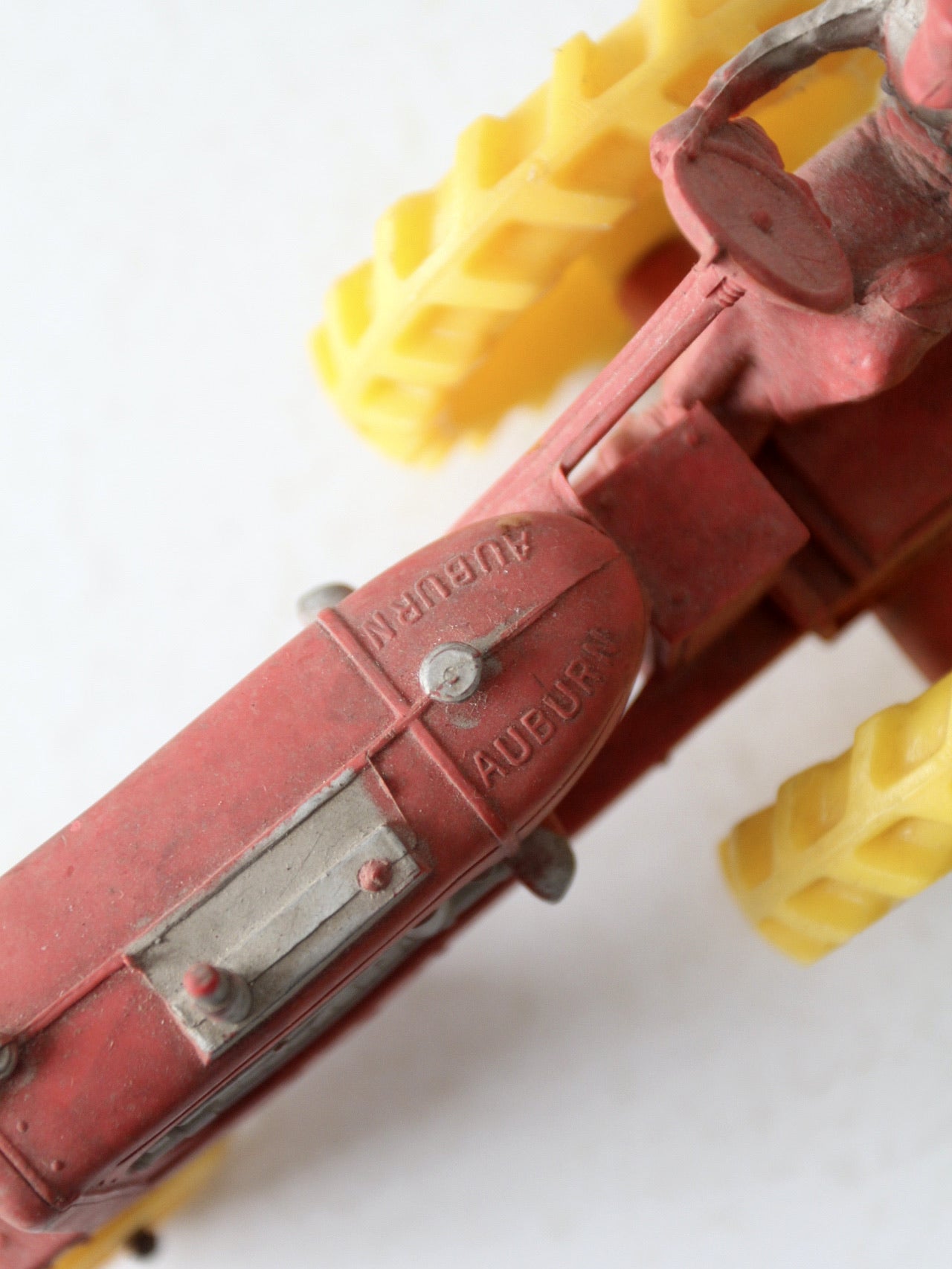 vintage 1950's Auburn Rubber Allis - Chalmers toy tractor