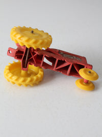 vintage 1950's Auburn Rubber Allis - Chalmers toy tractor
