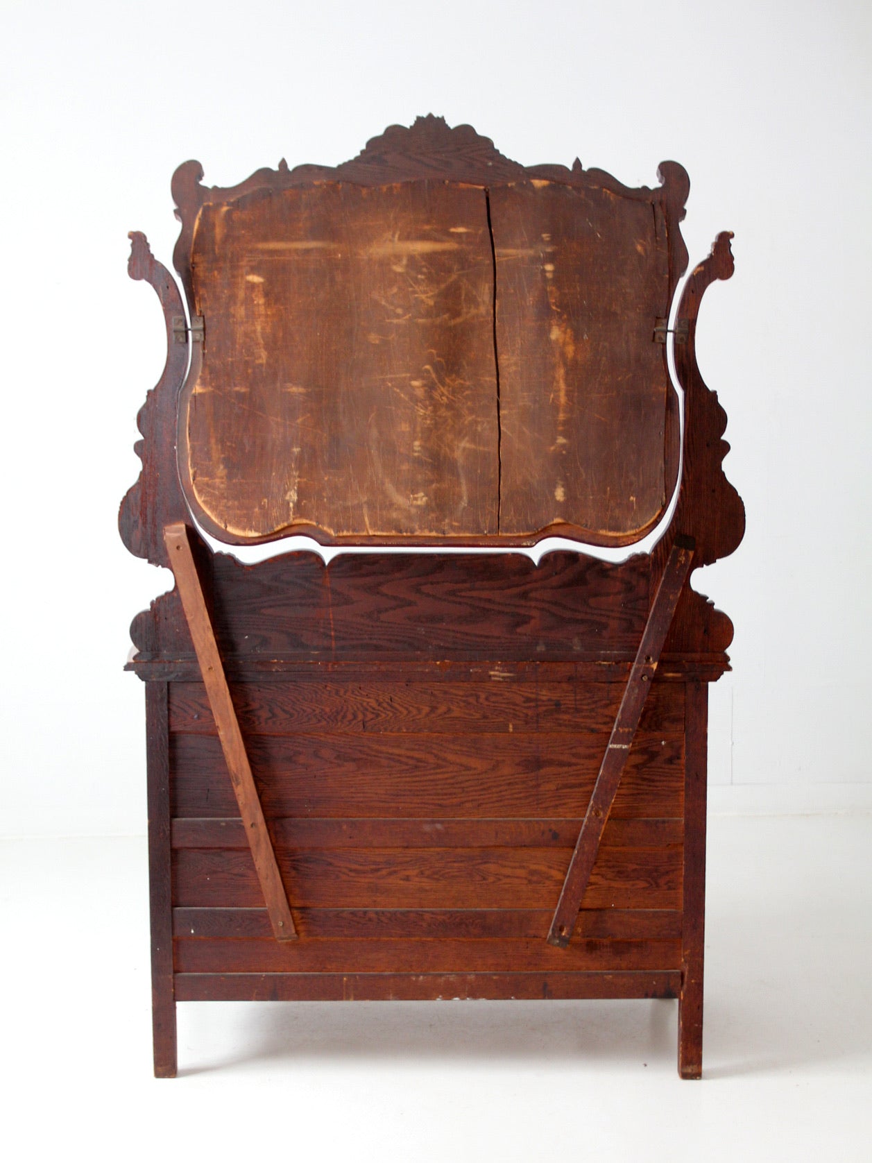 antique Victorian dresser with mirror