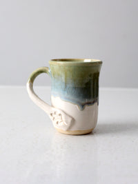 vintage studio pottery mug