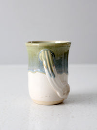 vintage studio pottery mug