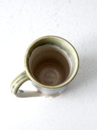 vintage studio pottery mug