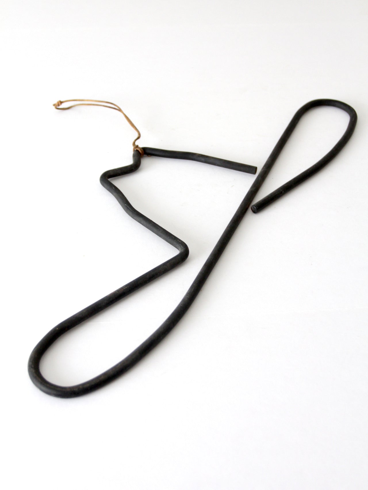 vintage wrought iron cowboy hat wall hanging