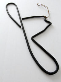 vintage wrought iron cowboy hat wall hanging