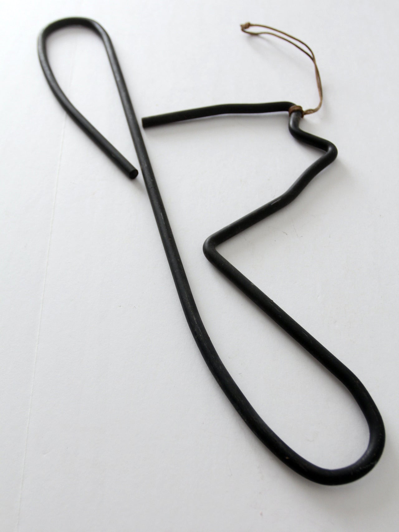 vintage wrought iron cowboy hat wall hanging