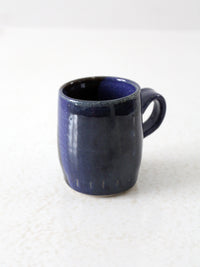 vintage studio pottery mug
