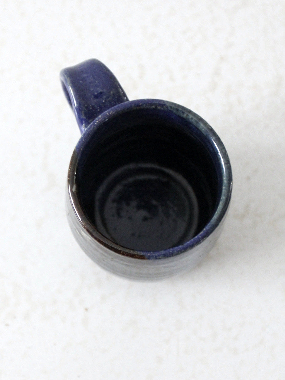 vintage studio pottery mug