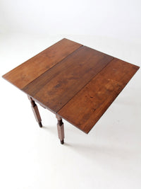 antique drop leaf table