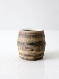 vintage studio pottery vase