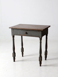 antique primitive side table