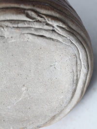 vintage coiled studio pottery vase