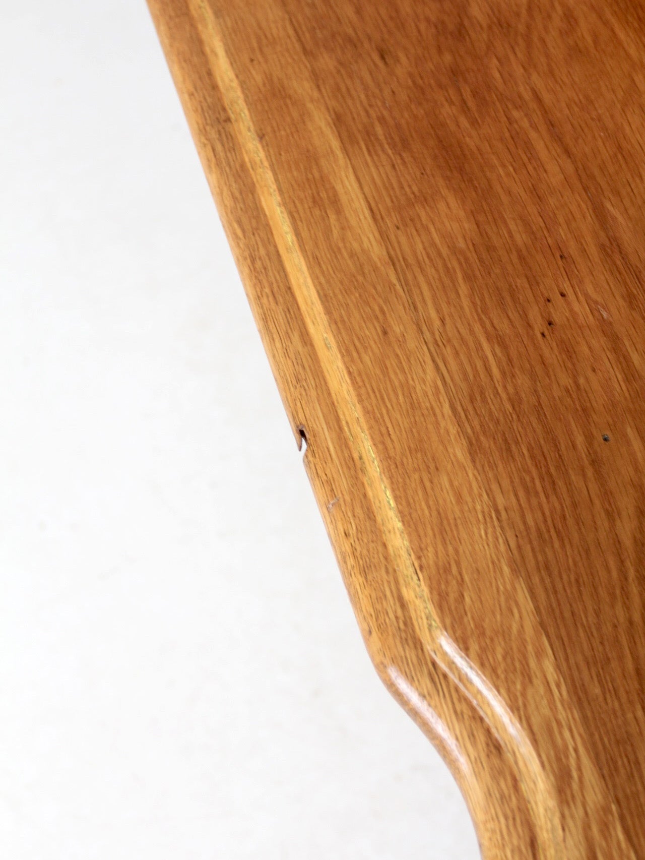 antique oak table with turned legs