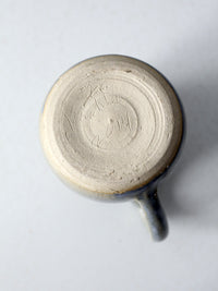 vintage studio pottery mug