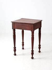 antique primitive side table
