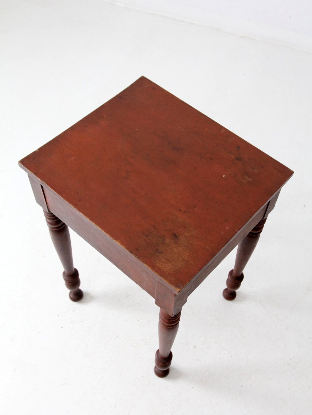 antique primitive side table