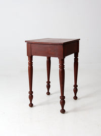 antique primitive side table