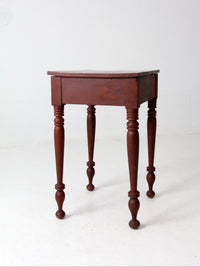 antique primitive side table