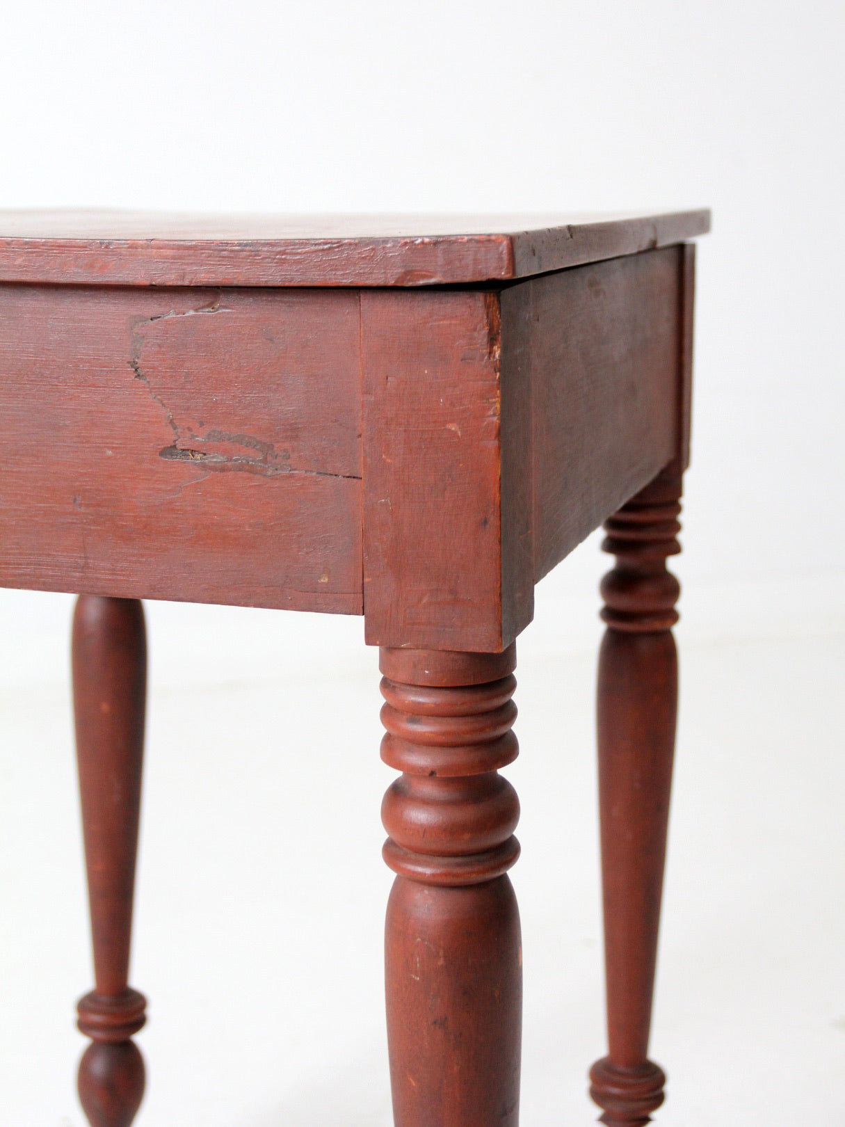 antique primitive side table