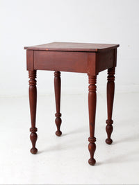 antique primitive side table