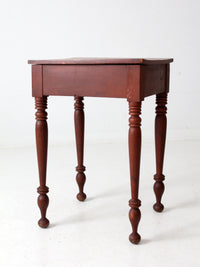 antique primitive side table