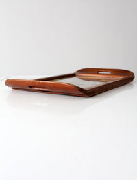 vintage art deco Brazilian butterfly tray circa 1940