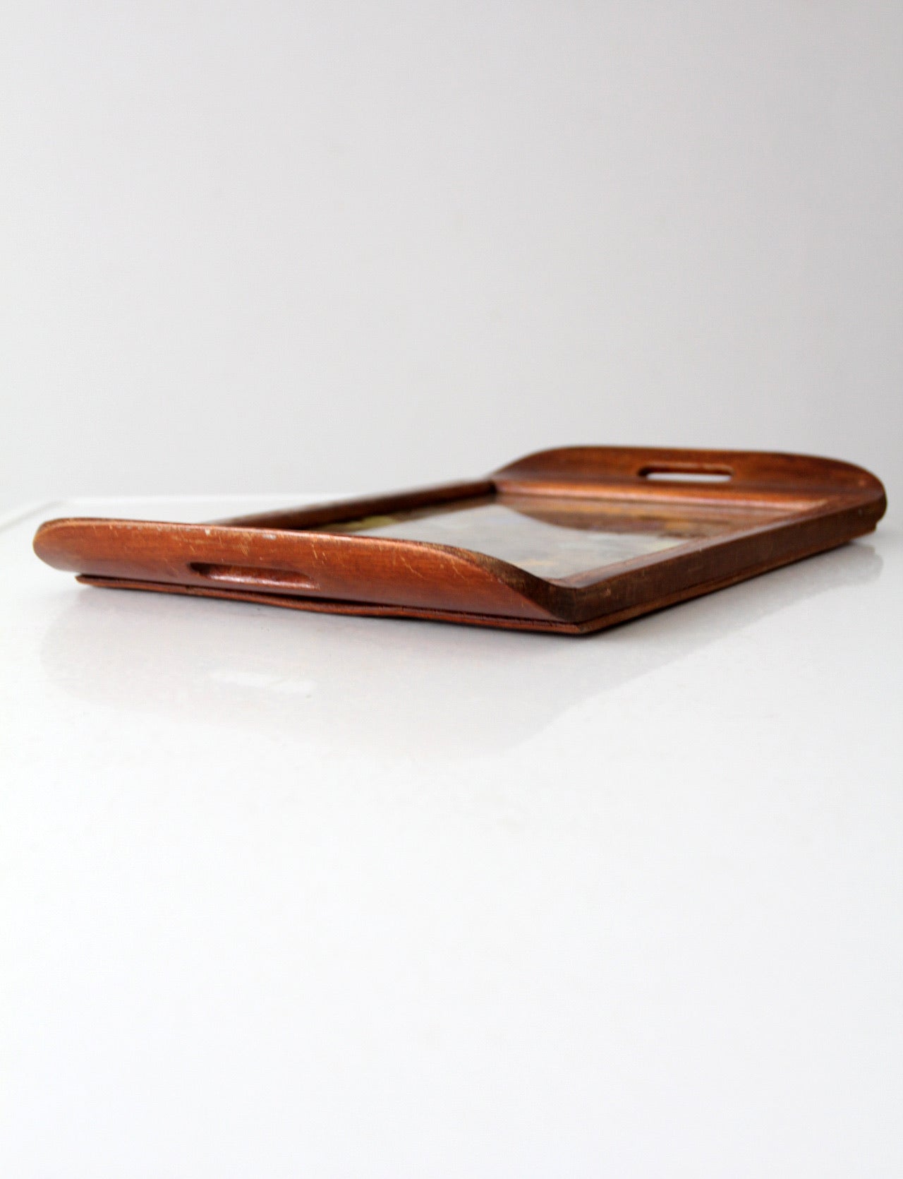 vintage art deco Brazilian butterfly tray circa 1940