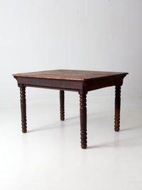 antique wood harvest table