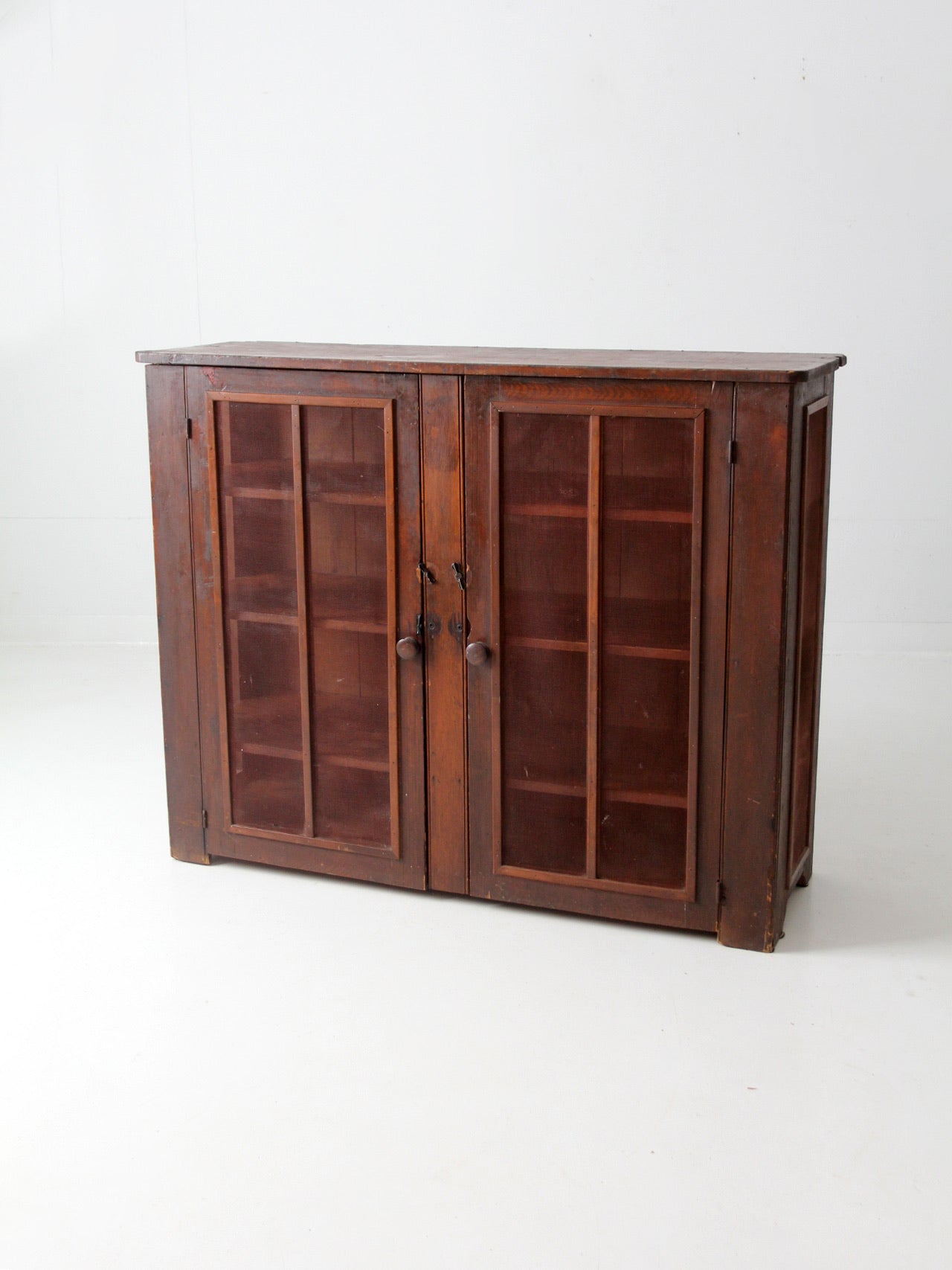 antique primitive pie cabinet