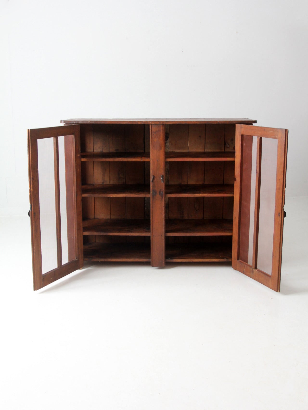 antique primitive pie cabinet