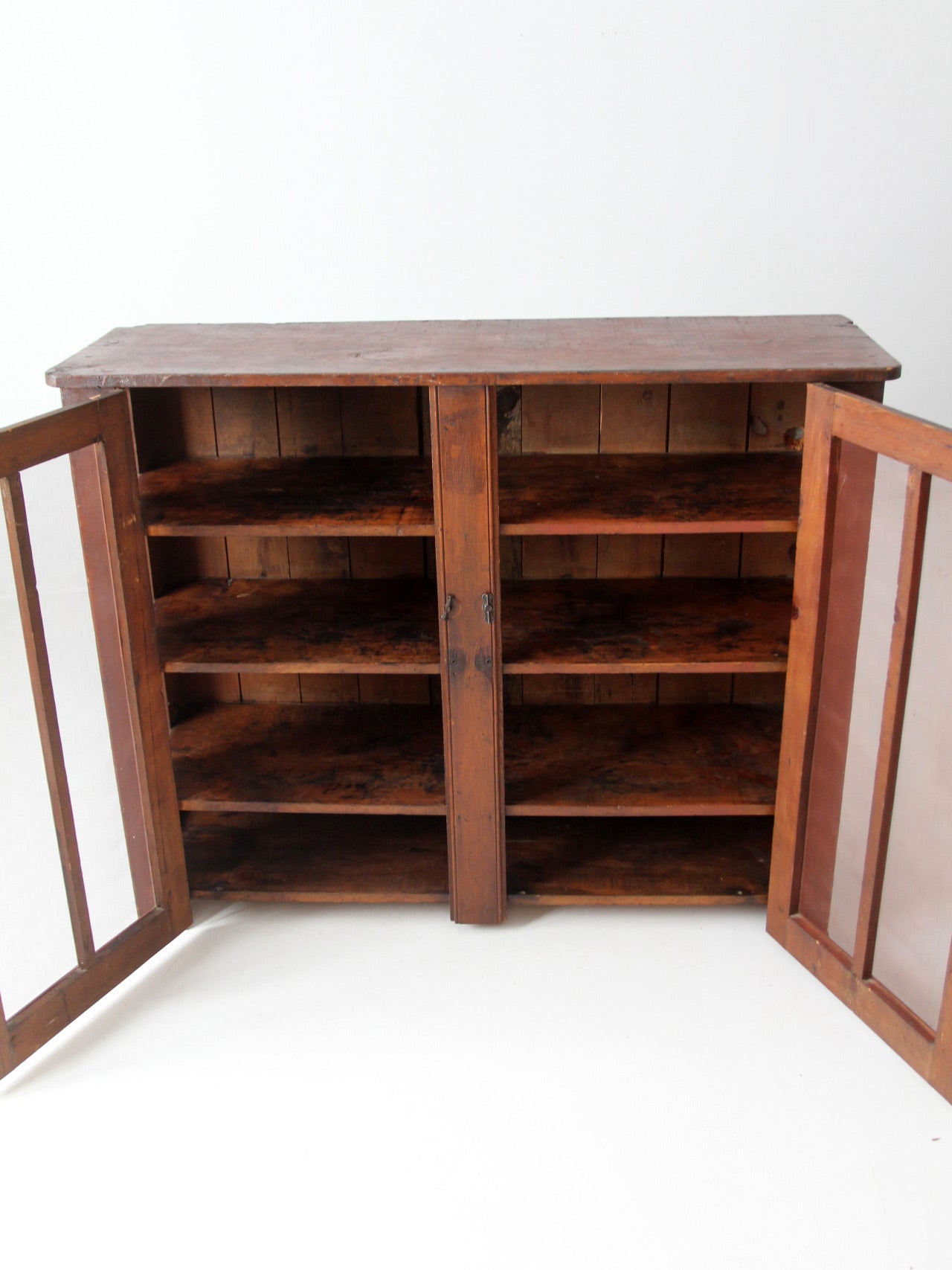 antique primitive pie cabinet