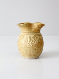 vintage studio pottery vase