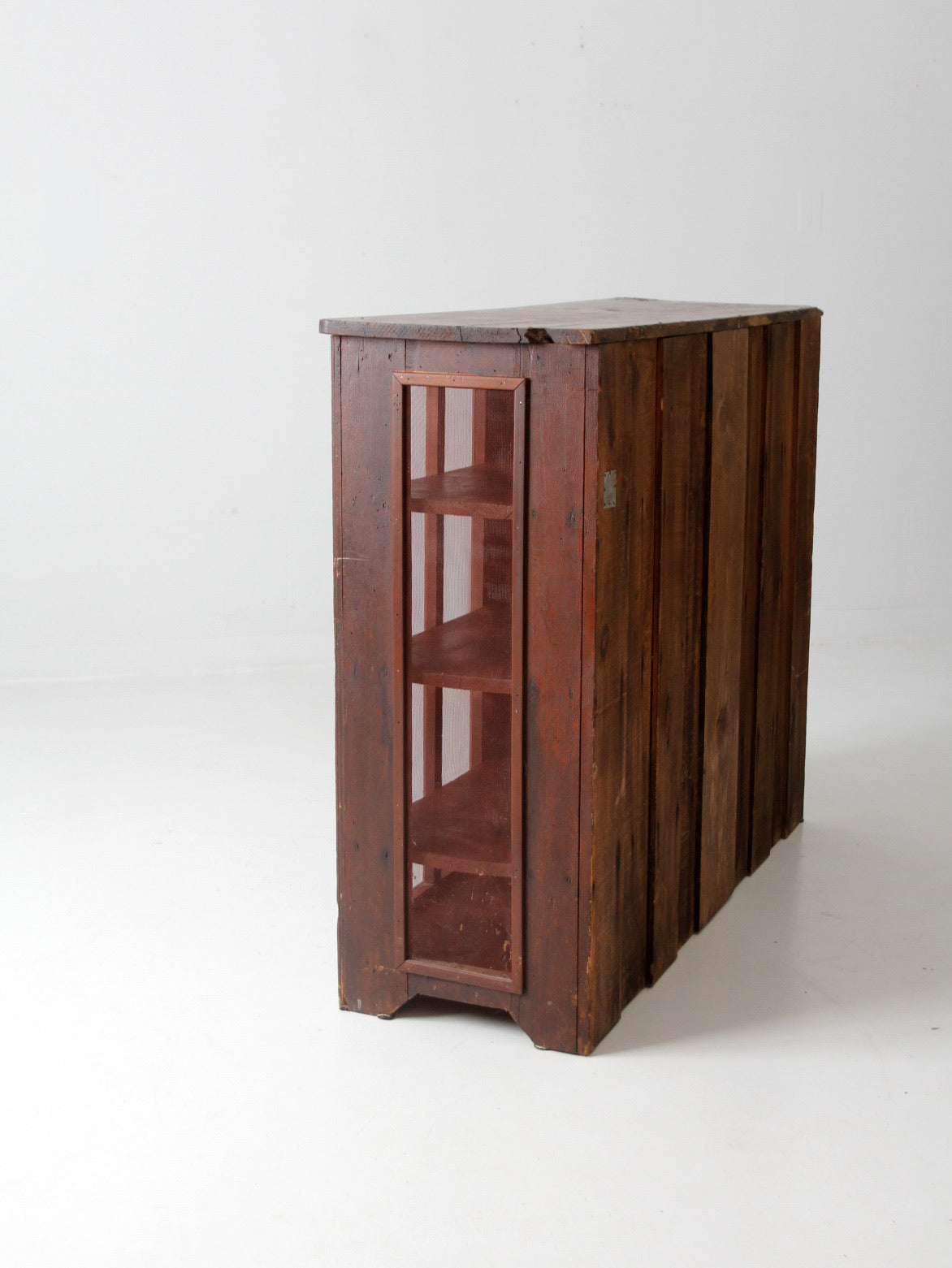 antique primitive pie cabinet