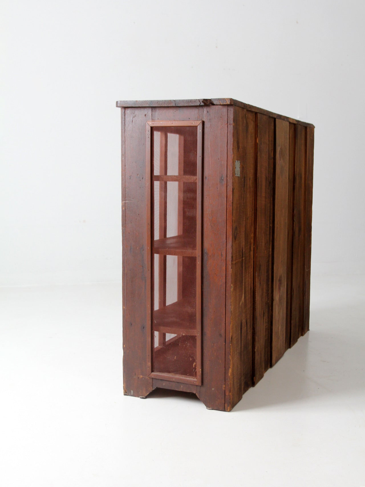 antique primitive pie cabinet