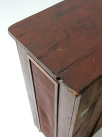 antique primitive pie cabinet