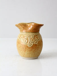 vintage studio pottery vase