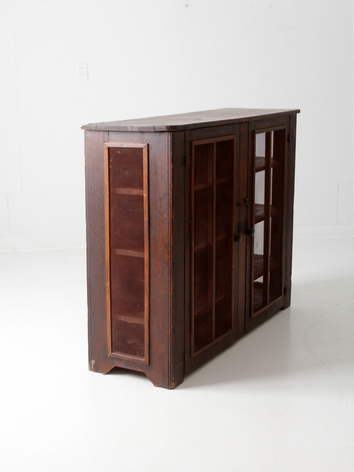 antique primitive pie cabinet