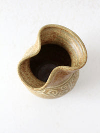 vintage studio pottery vase