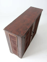 antique primitive pie cabinet