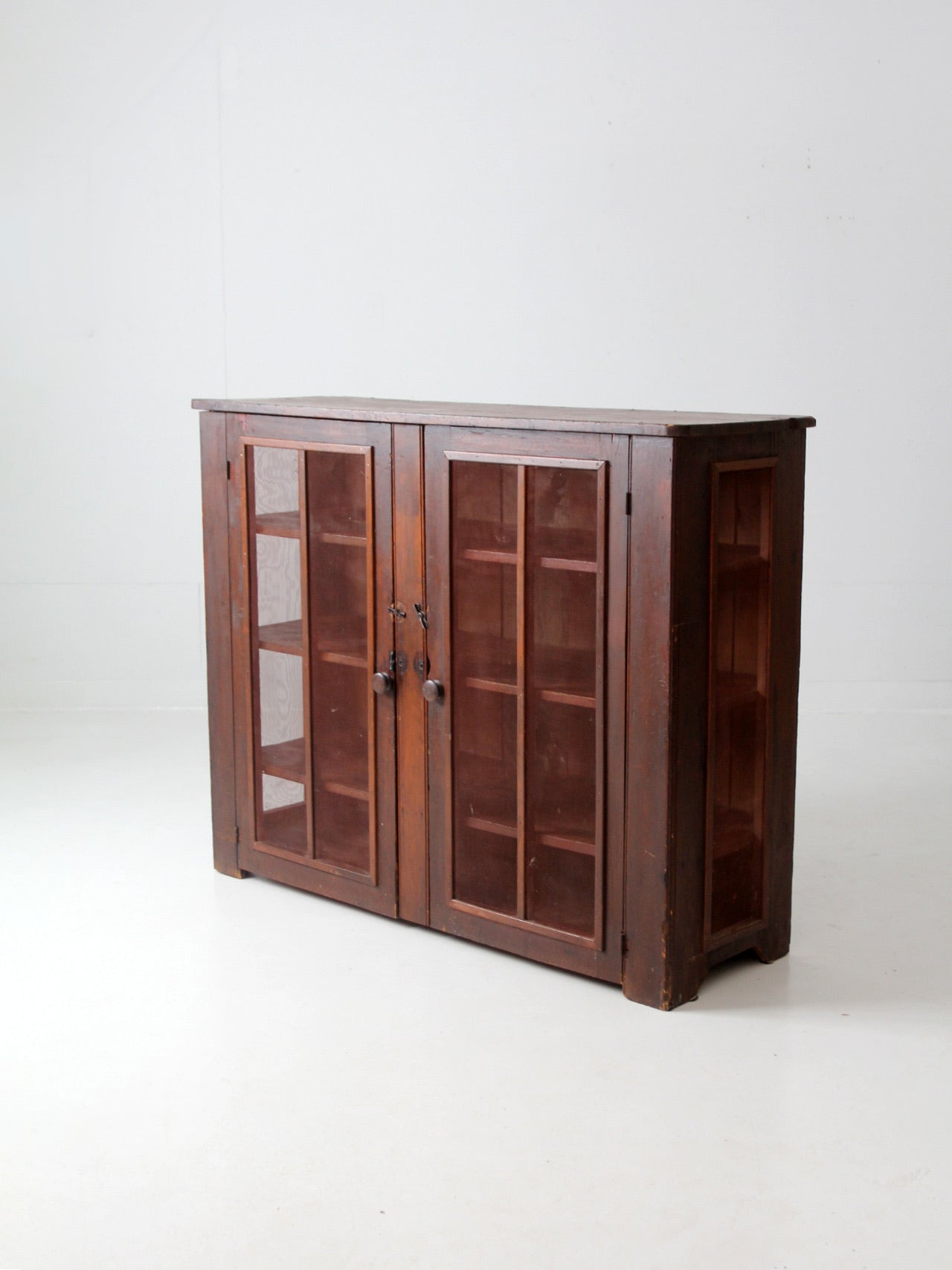 antique primitive pie cabinet