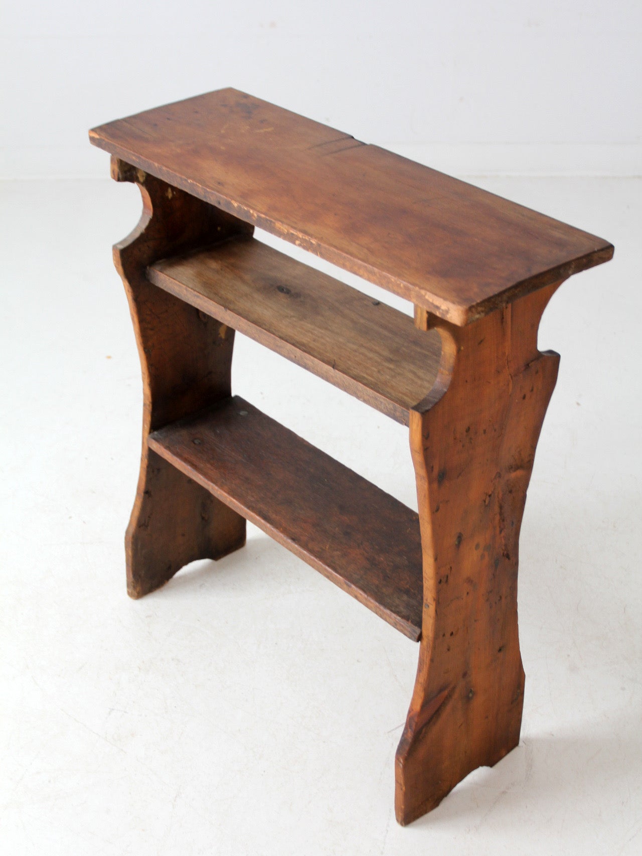 antique pine shelf
