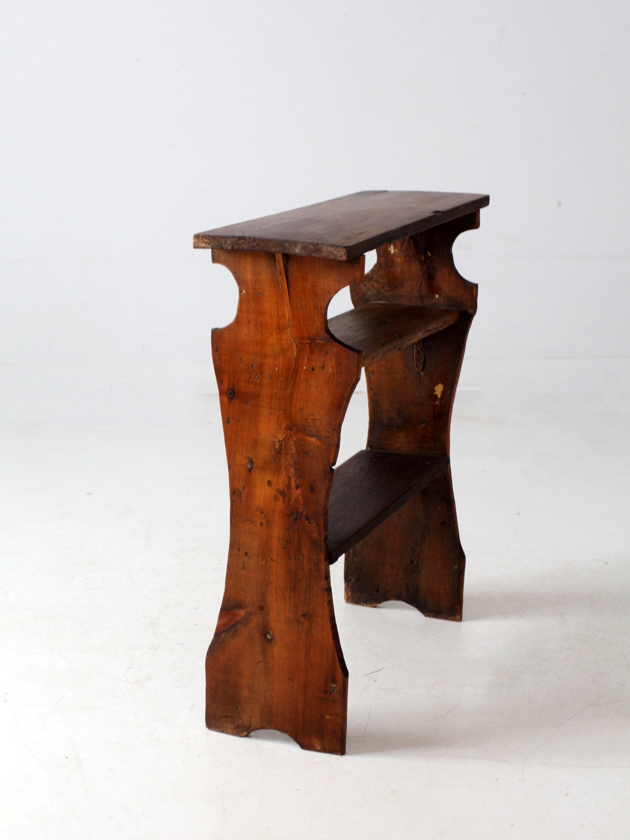 antique pine shelf