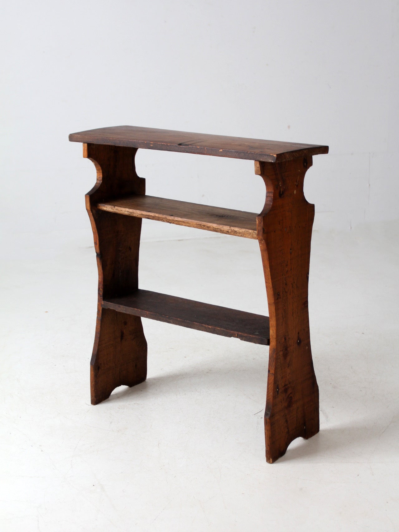 antique pine shelf