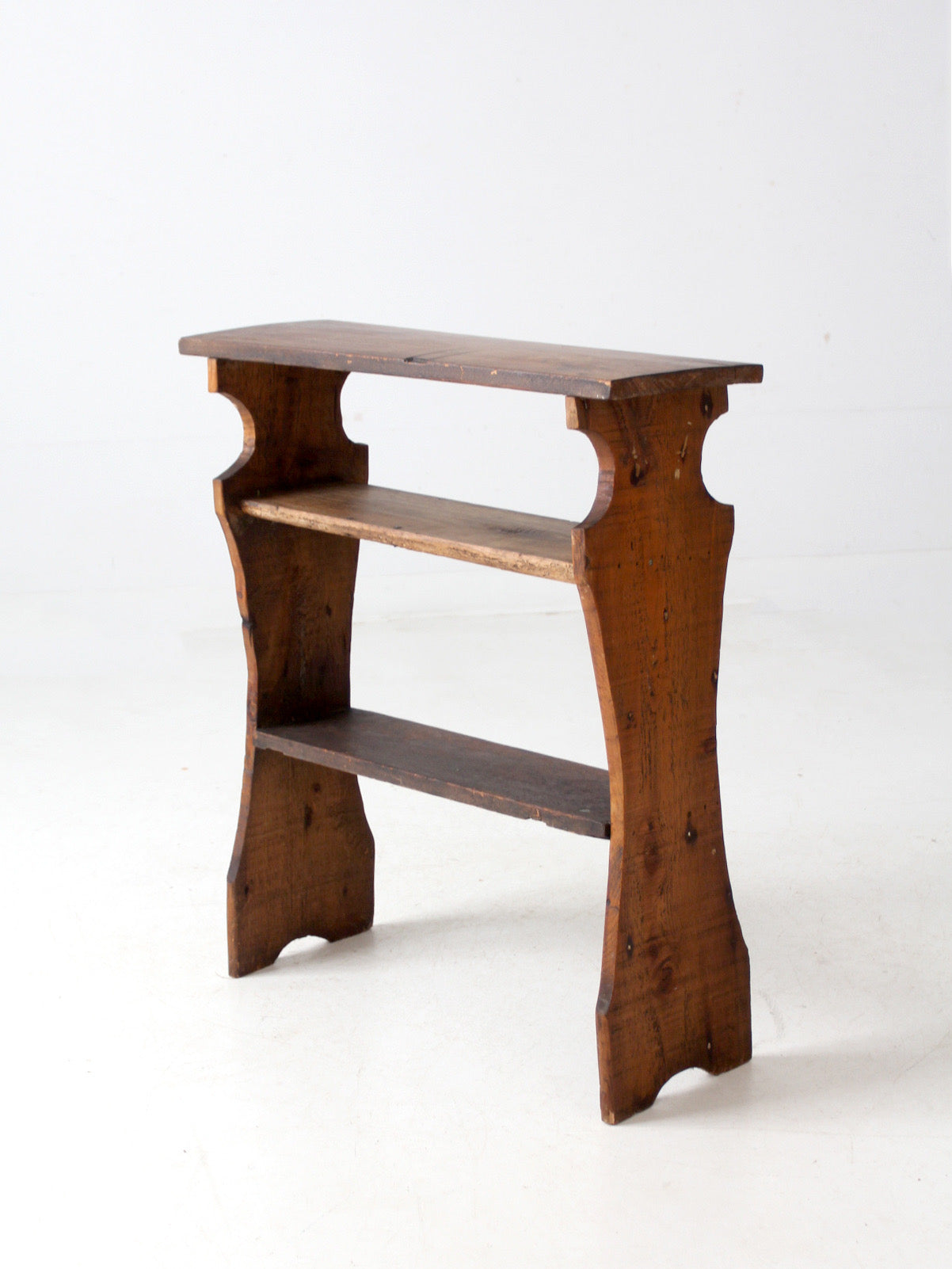 antique pine shelf