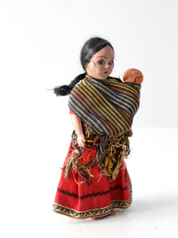 vintage Mexican costume doll
