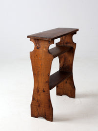 antique pine shelf