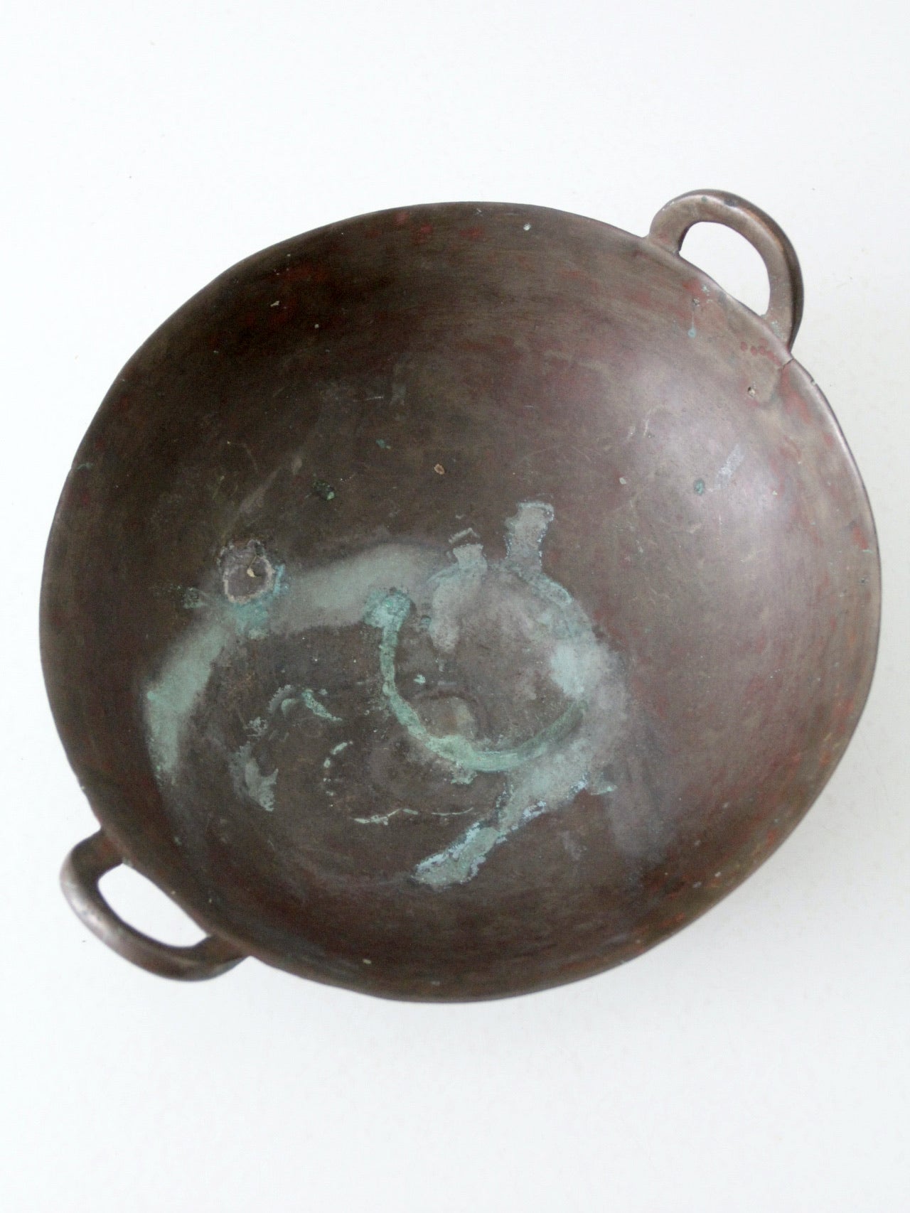 antique copper pot