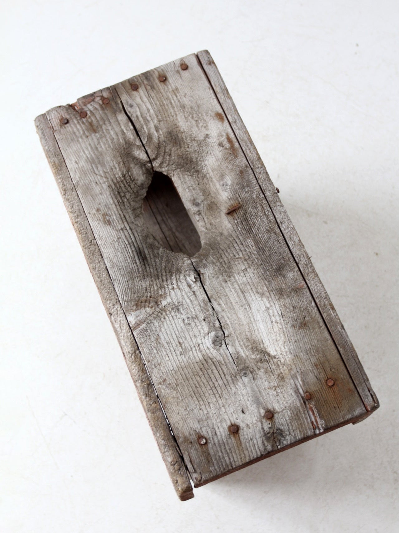 vintage rustic small farmhouse bench