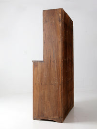antique 1800s pine hutch